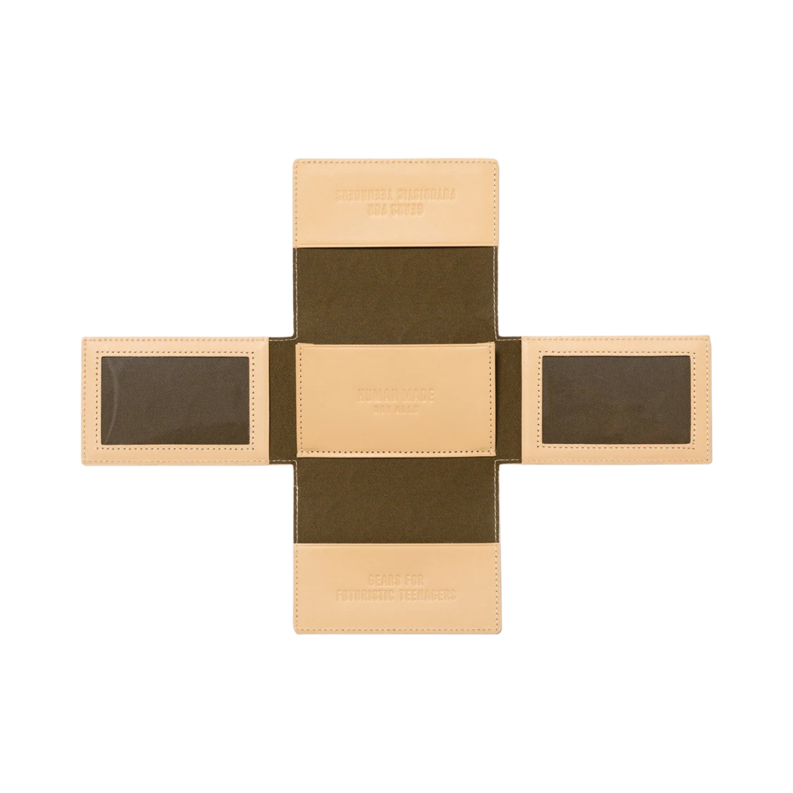휴먼 메이드 레더 멀티 패스 케이스 베이지(Human Made Leather Multi Pass Case Beige) - 2