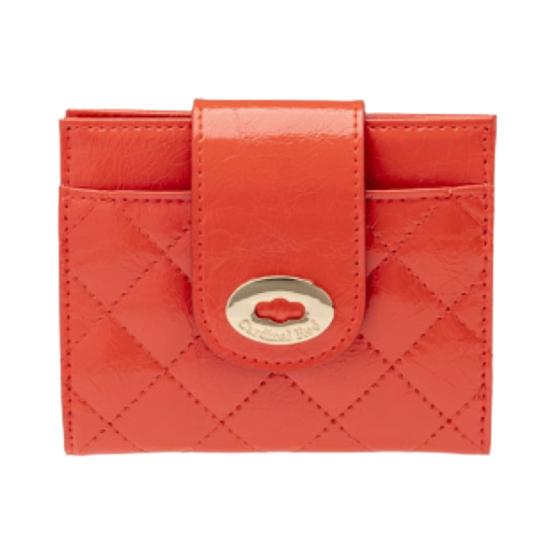 - Cardinal Red 02 Wallet Coral Orange
