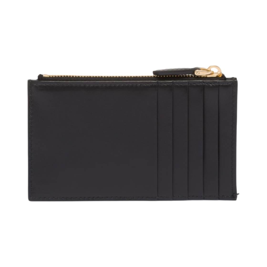 프라다 레더 카드 홀더 블랙(Prada Leather Card Holder Black) - 2
