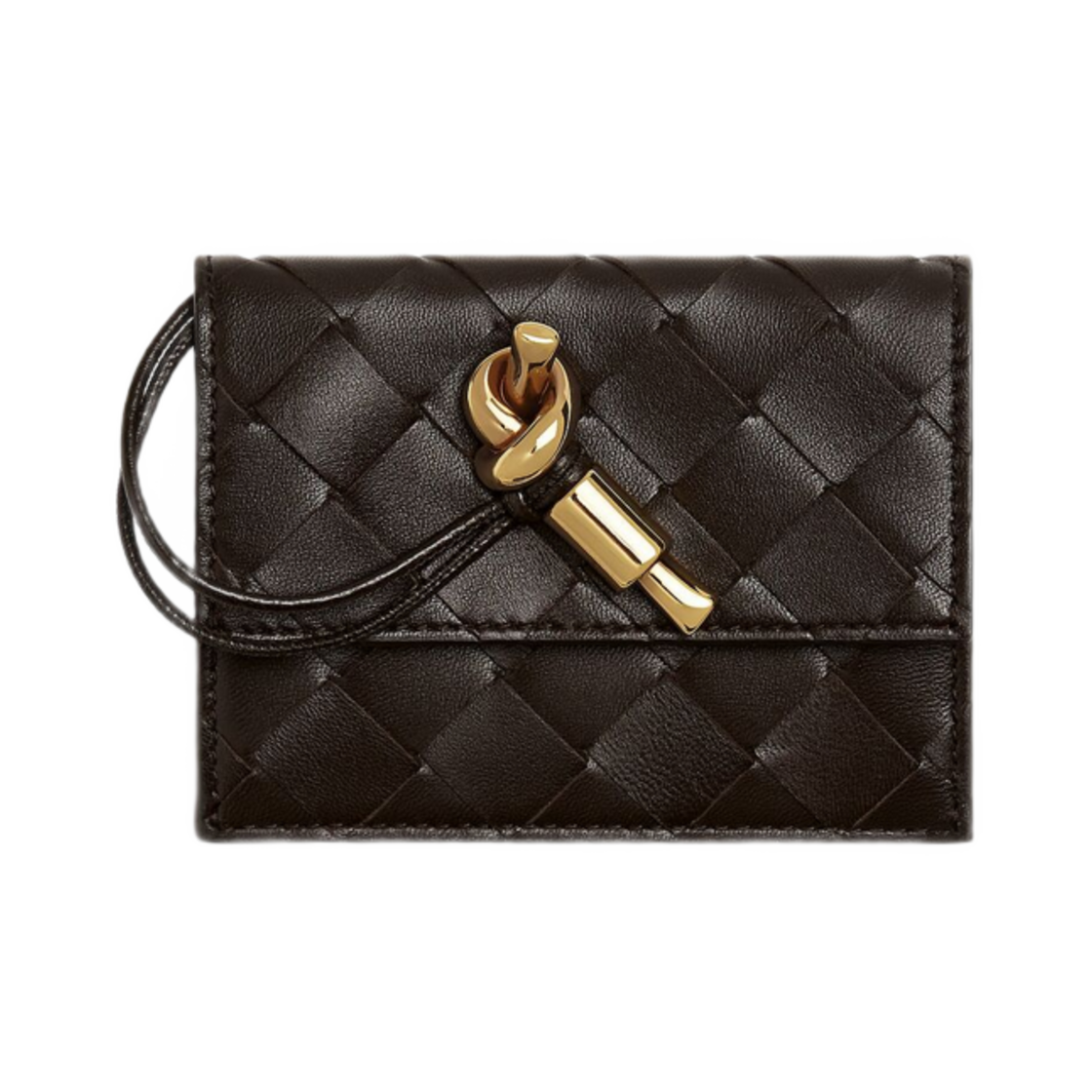 838845VCPP22190 Bottega Veneta Andiamo Card Case Fondant