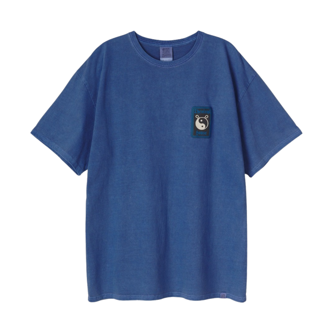 더바이닐하우스 피그먼트 인양 티셔츠 블루