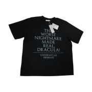 Undermycar Real Dracula Graphic T-Shirt Black - 23SS