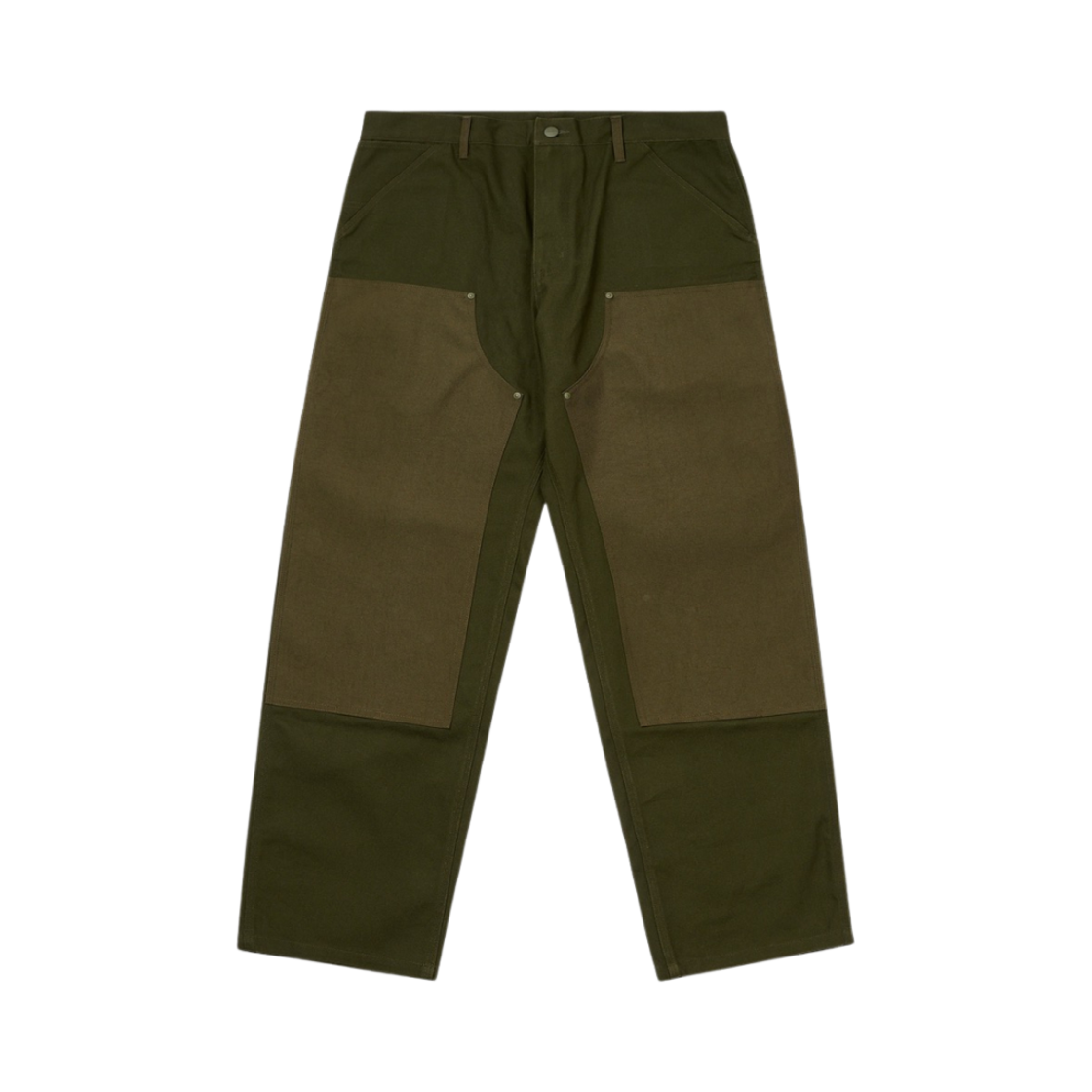 팔라스 x 칼하트 WIP 더블 니 팬츠 플랜트 - 24FW