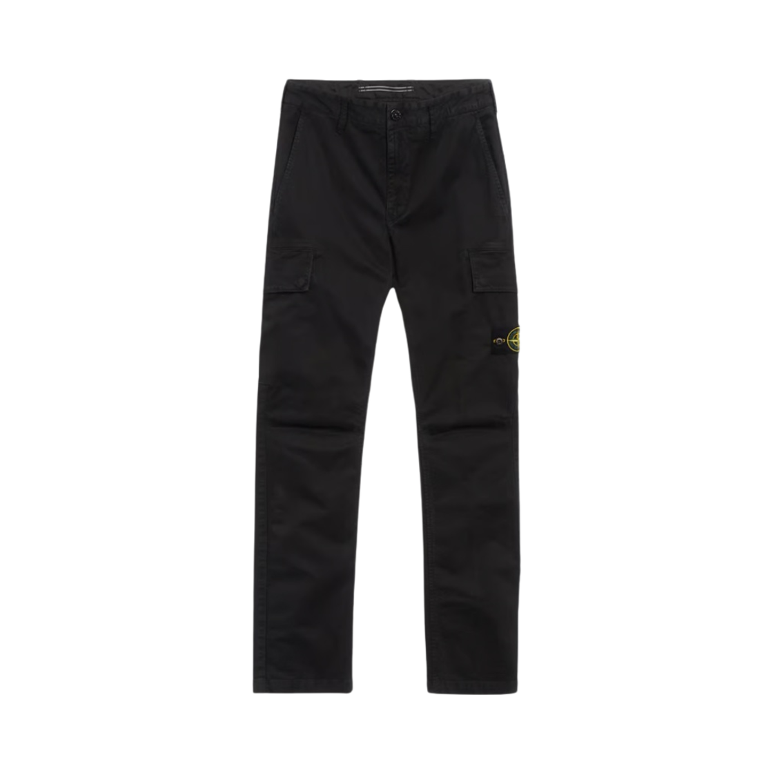 스톤 아일랜드 30604 올드 트리트먼트 오가닉 코튼 스트레치 브로큰 트윌 카고 팬츠 블랙 - 24SS(Stone Island 30604 Old Treatment Organic Cotton Stretch Broken Twill Cargo Pants Black - 24SS) - 1