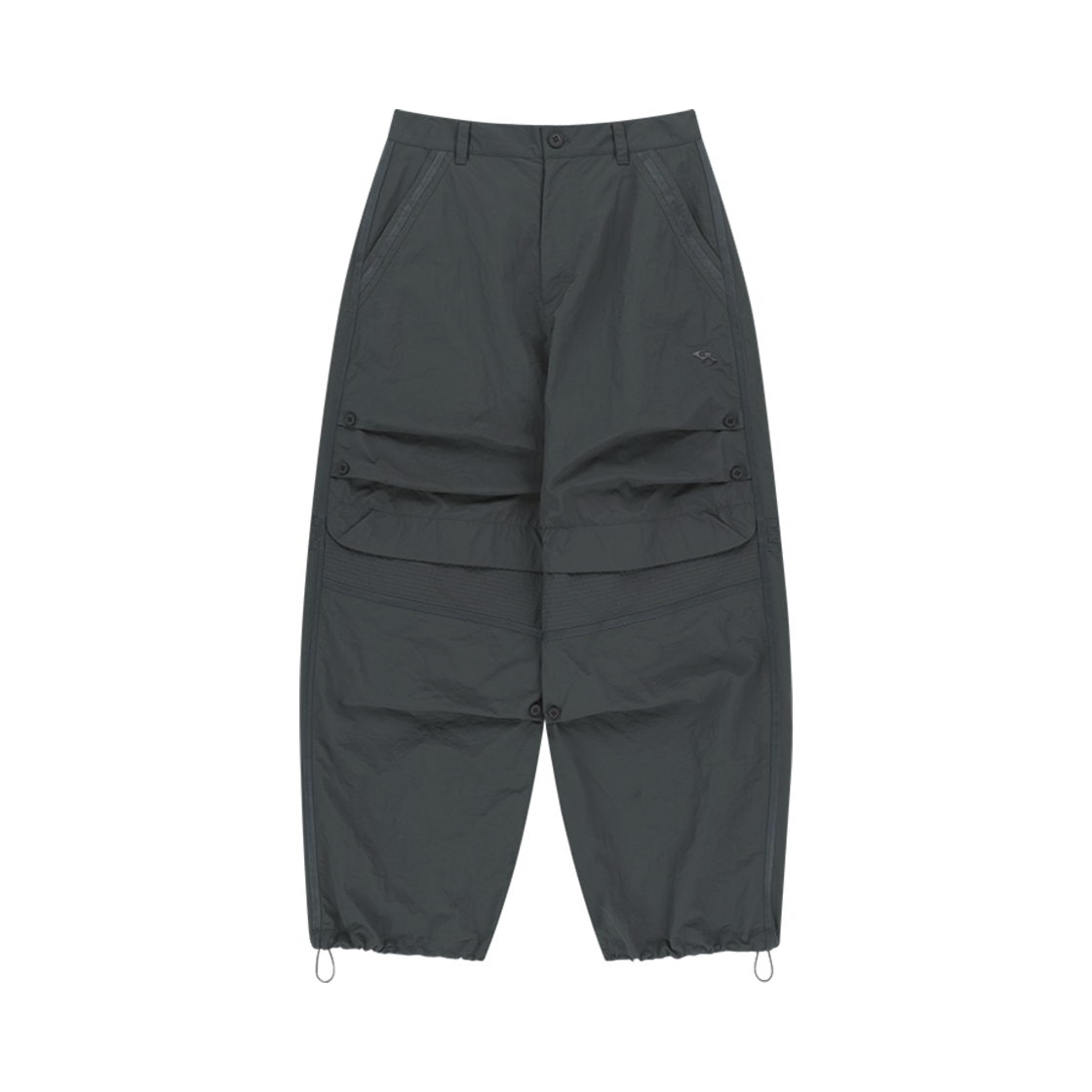 산산기어 테이프드 버튼 팬츠 차콜