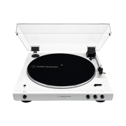 Audio-Technica AT-LP60XBT Fully Automatic Wireless Belt-Drive Turntable All White