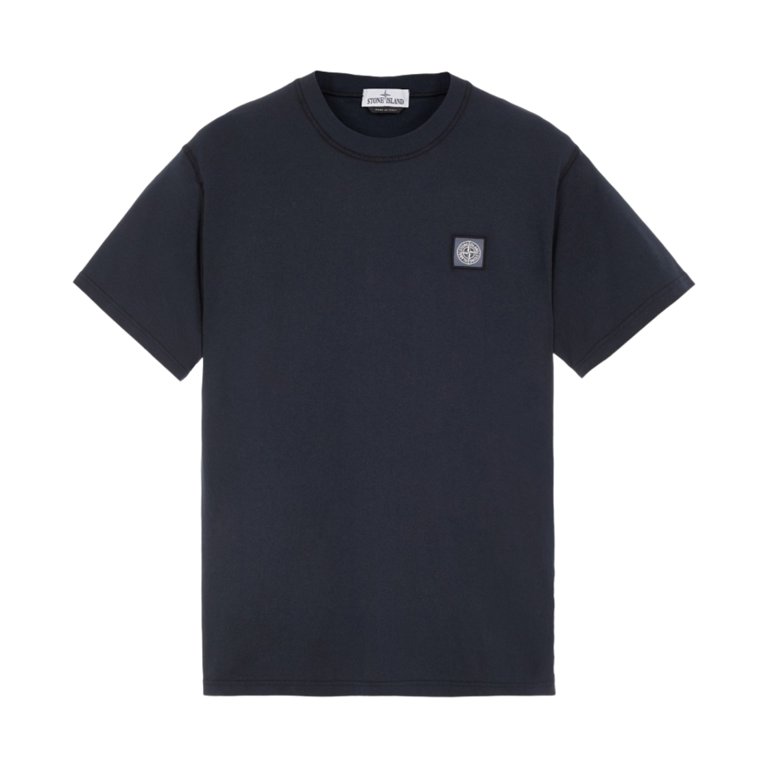 스톤 아일랜드 23742 패치 로고 티셔츠 네이비 블루 - 22FW(Stone Island 23742 Patch Logo T-Shirt Navy Blue - 22FW) - 1