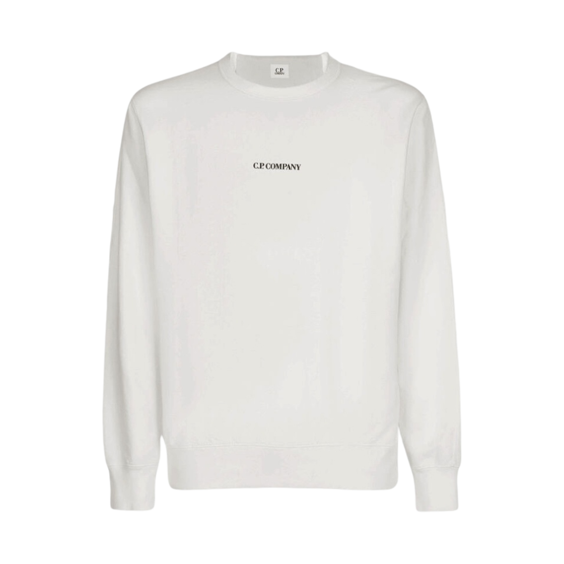 C.P. 컴퍼니 라이트 플리스 로고 스웨트셔츠 거즈 화이트 - 23SS(C.P. Company Light Fleece Logo Sweatshirt Gauze White - 23SS) - 1