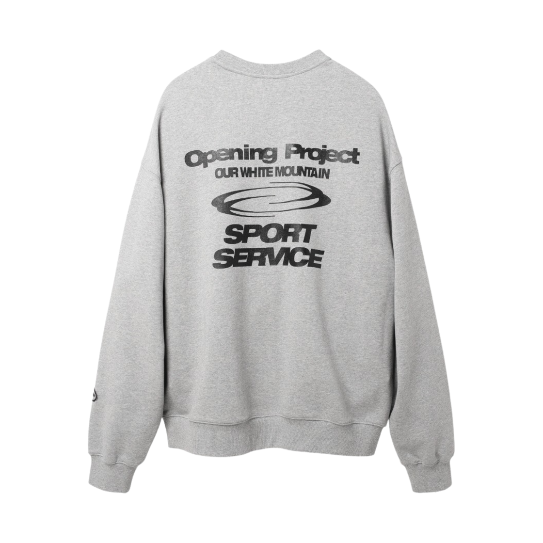 오프닝프로젝트 스포츠 서비스 스웨트셔츠 멜란지 그레이