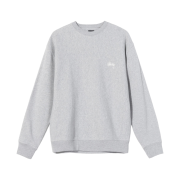 Stussy Overdyed Crew Grey Heather 2021