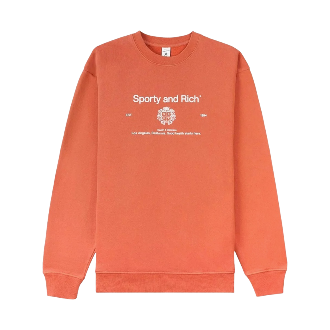 스포티 앤 리치 크레스트 크루넥 블러쉬(Sporty & Rich Crest Crewneck Blush) - 1