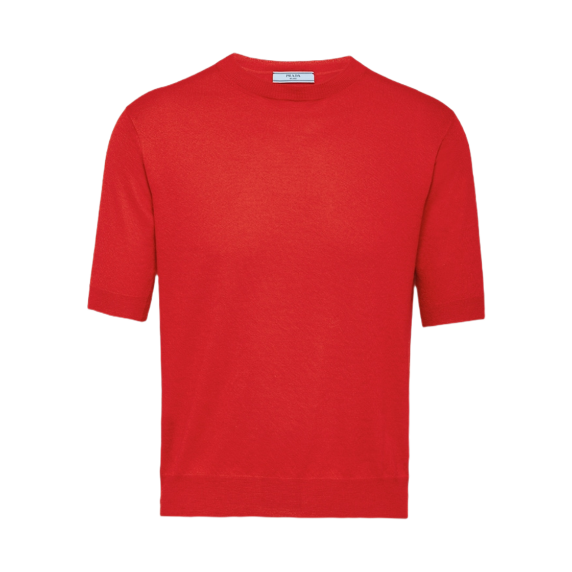 (W) 프라다 캐시미어 크루넥 스웨터 레드((W) Prada Cashmere Crewneck Sweater Red) - 1