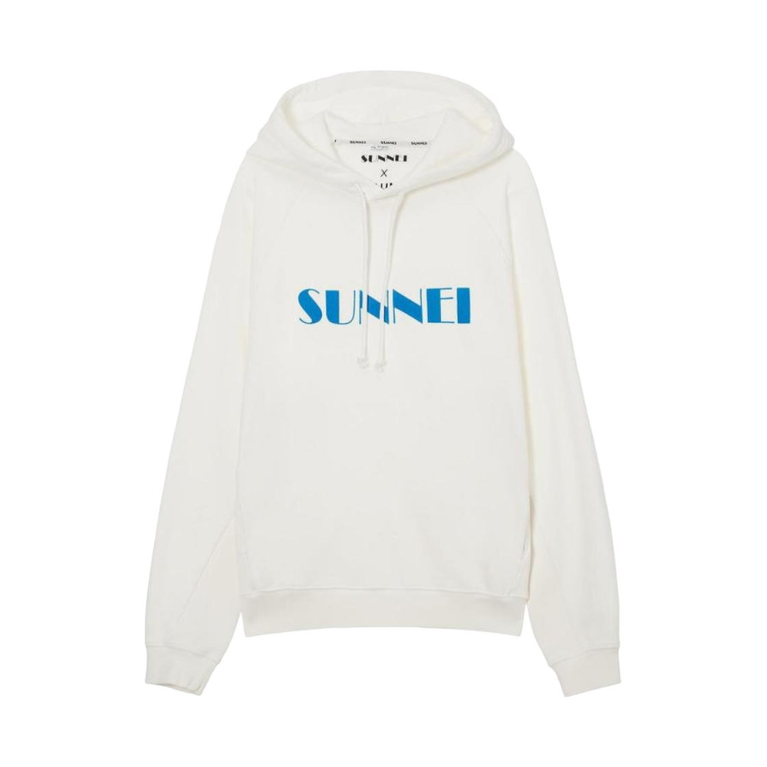SNW1XF02AP-JE132-005 Sunnei Logo Hoodie White