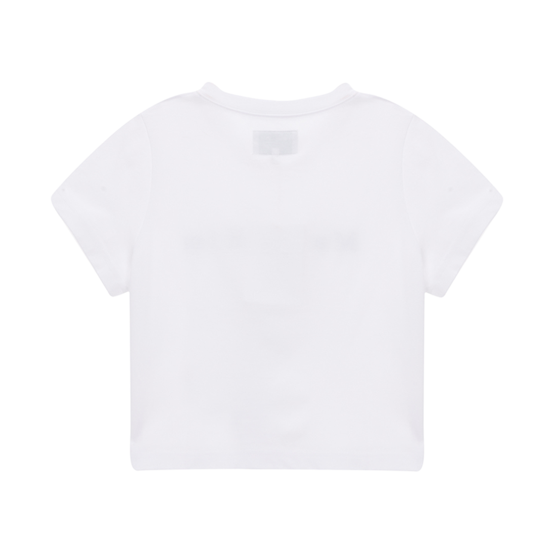 (W) 마뗑킴 마뗑 자수 로고 크롭 탑 화이트((W) Matin Kim Matin Embroidery Logo Crop Top White) - 2