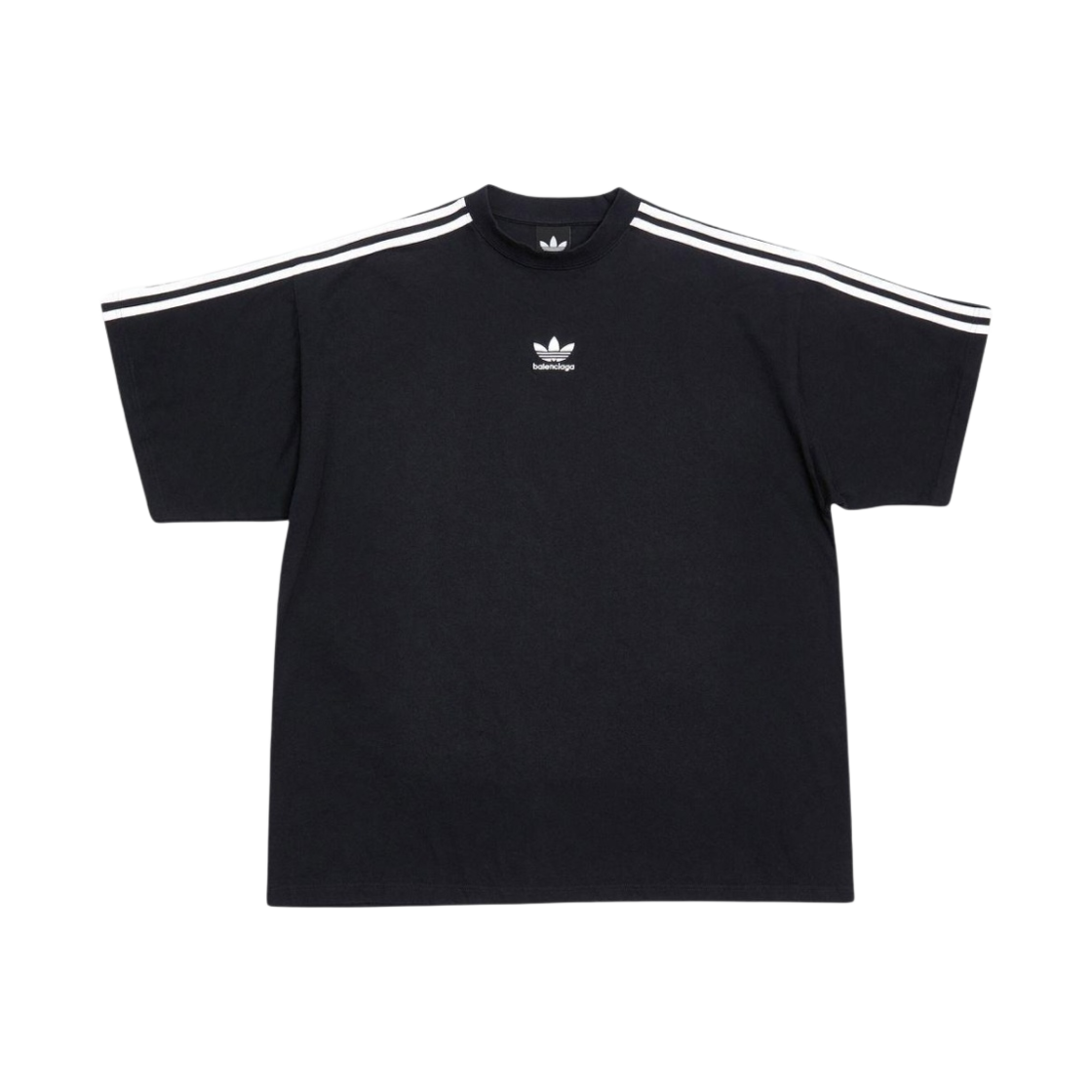 발렌시아가 x 아디다스 오버사이즈 티셔츠 블랙(Balenciaga x Adidas Oversized T-Shirt Black)
