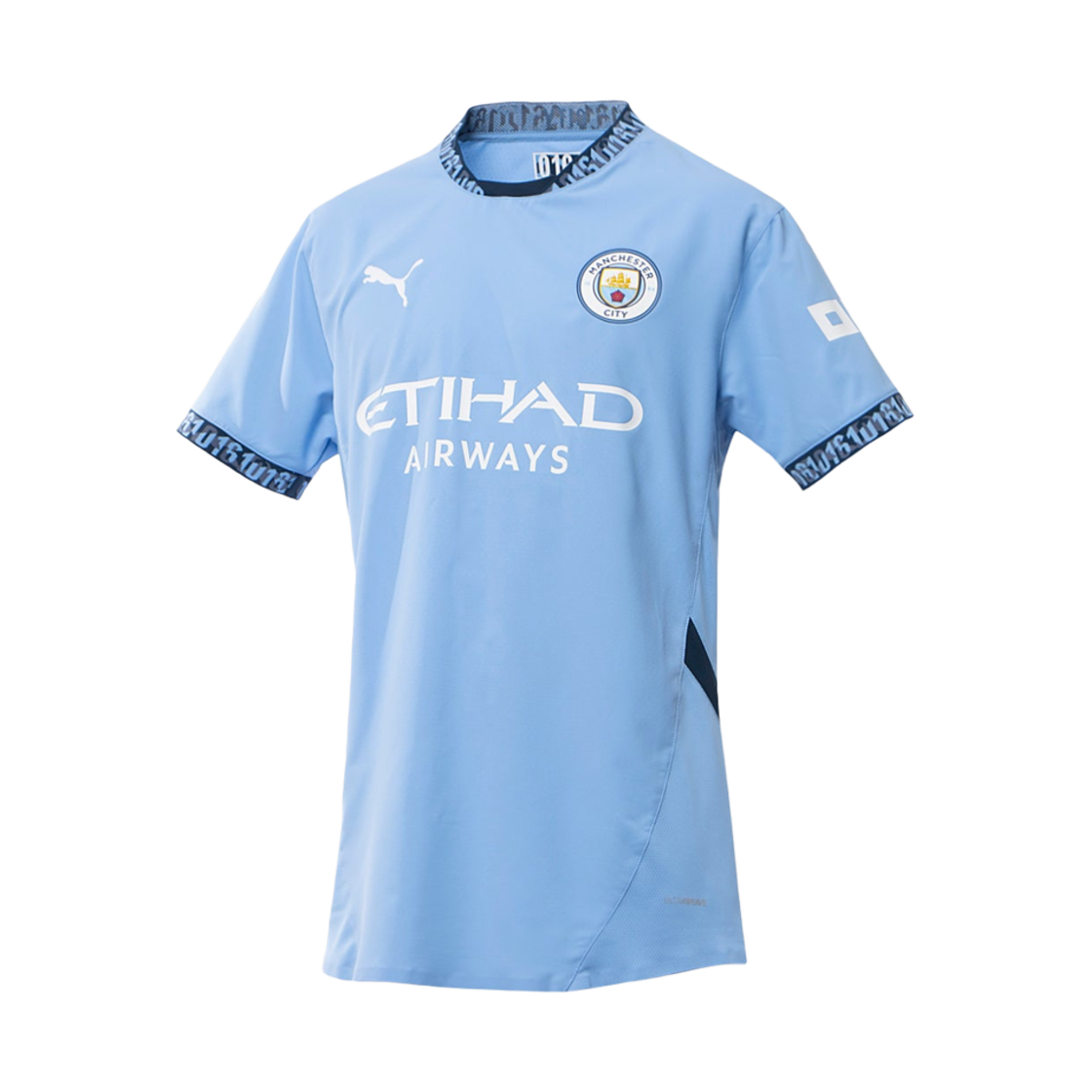 푸마 맨체스터 시티 2024/25 홈 어센틱 저지 팀 라이트 블루 (논 마킹 버전)(Puma Manchester City 2024/25 Home Authentic Jersey Team Light Blue (Non Marking Ver.))
