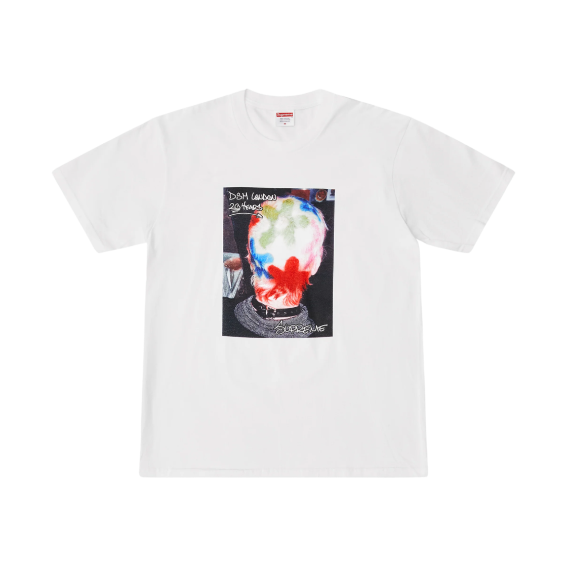 슈프림 x 도버 스트리트 마켓 런던 20주년 티셔츠 화이트(Supreme x DSML 20th Anniversary T-Shirt White) - 1