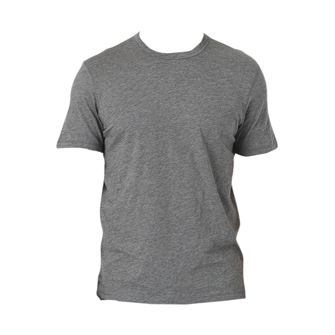 휴고 보스 코튼 로고 크루넥 티셔츠 라이트 그레이(Hugo Boss Cotton Logo Crew Neck T-Shirt Light Grey) - 1