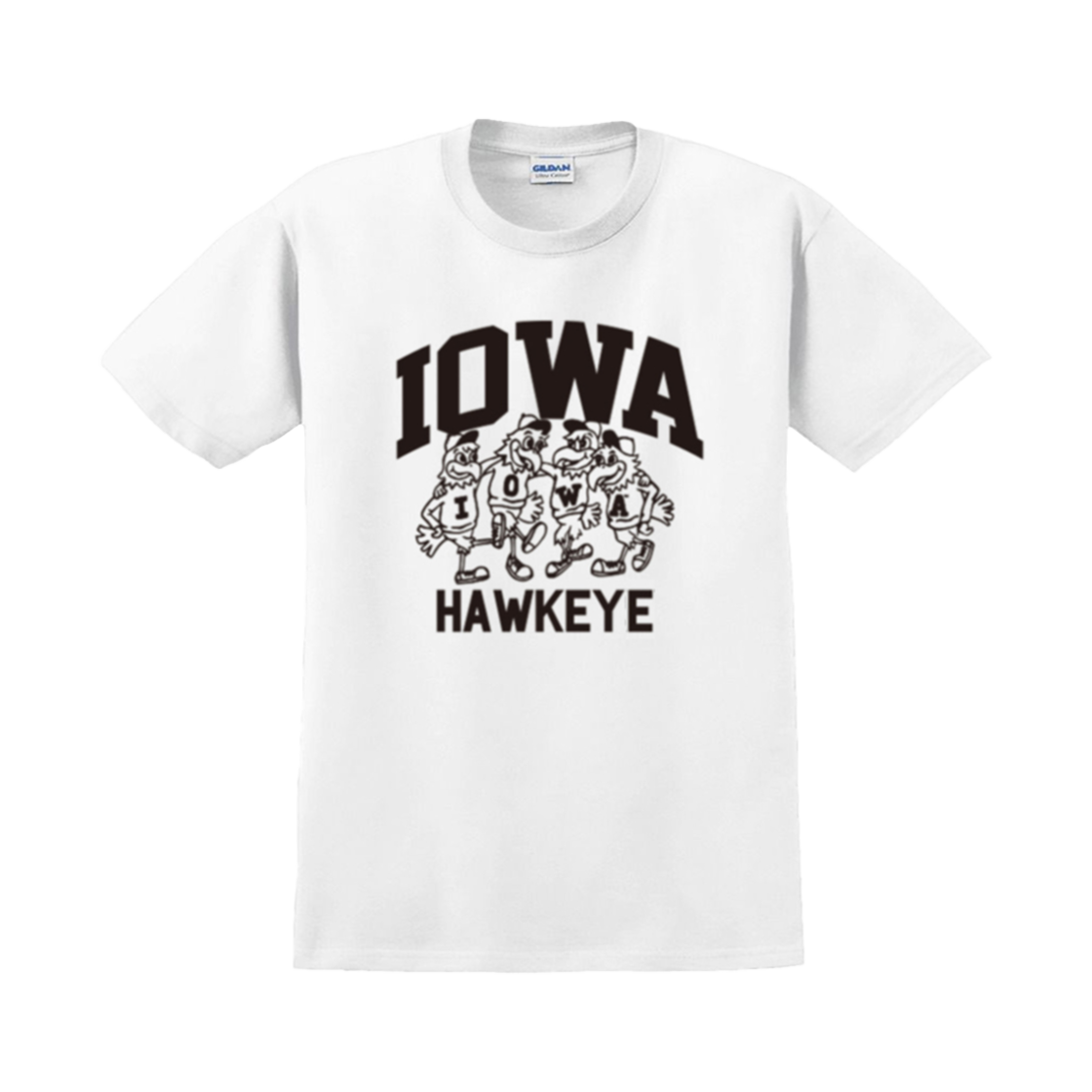 Gildan X 아메리칸 컬렉션 아이오와 티셔츠 화이트(Gildan X American Collection IOWA T-Shirt White)