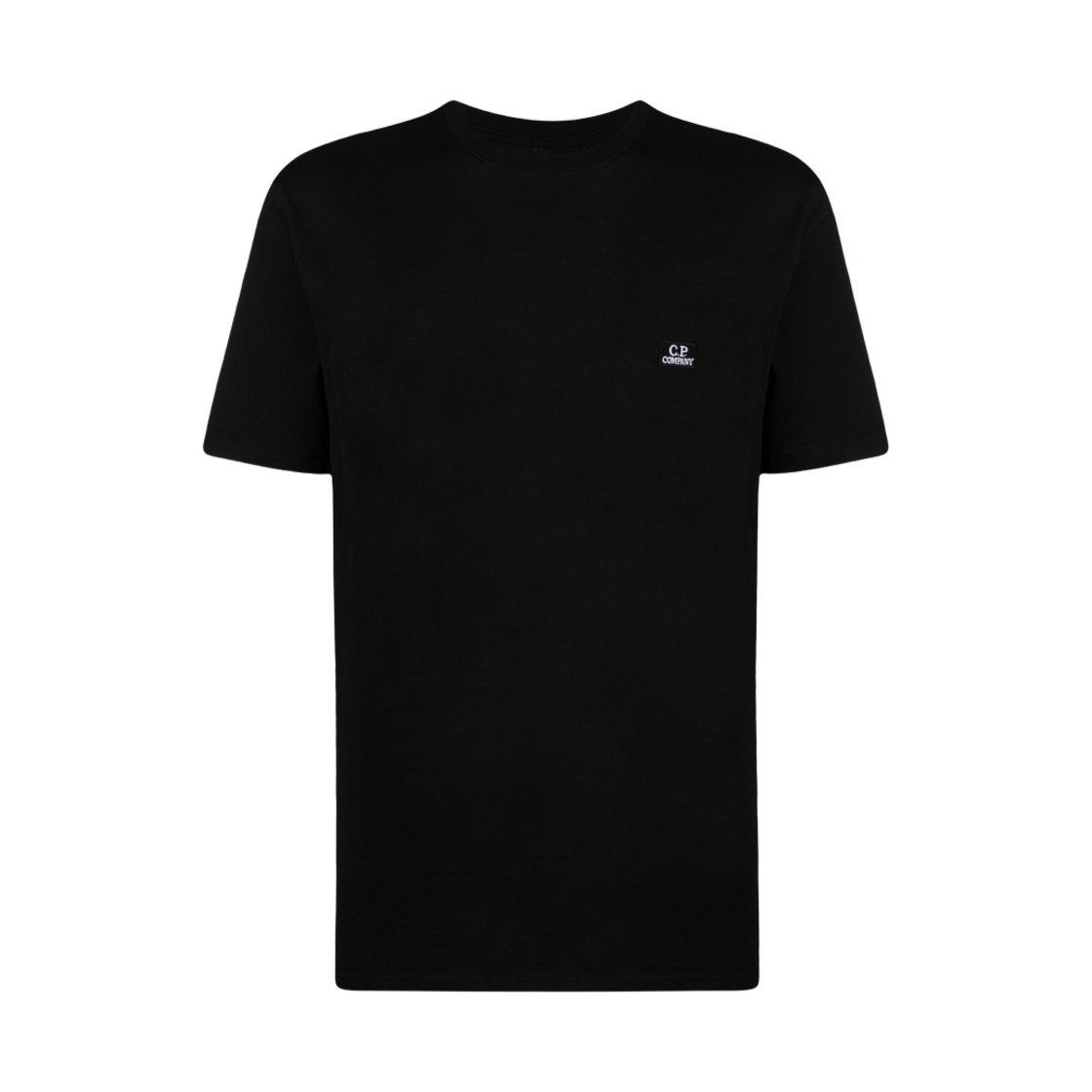 C.P. 컴퍼니 30/1 저지 로고 패치 티셔츠 블랙 - 25SS