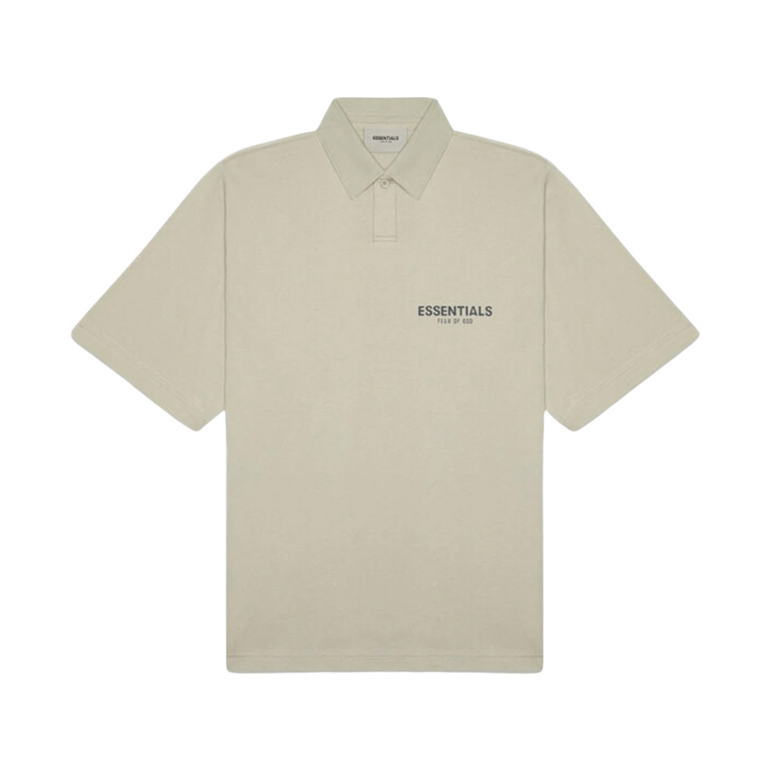에센셜 숏슬리브 박시 폴로 모스 - 20FW(Essentials Short Sleeve Boxy Polo Moss - 20FW) - 1