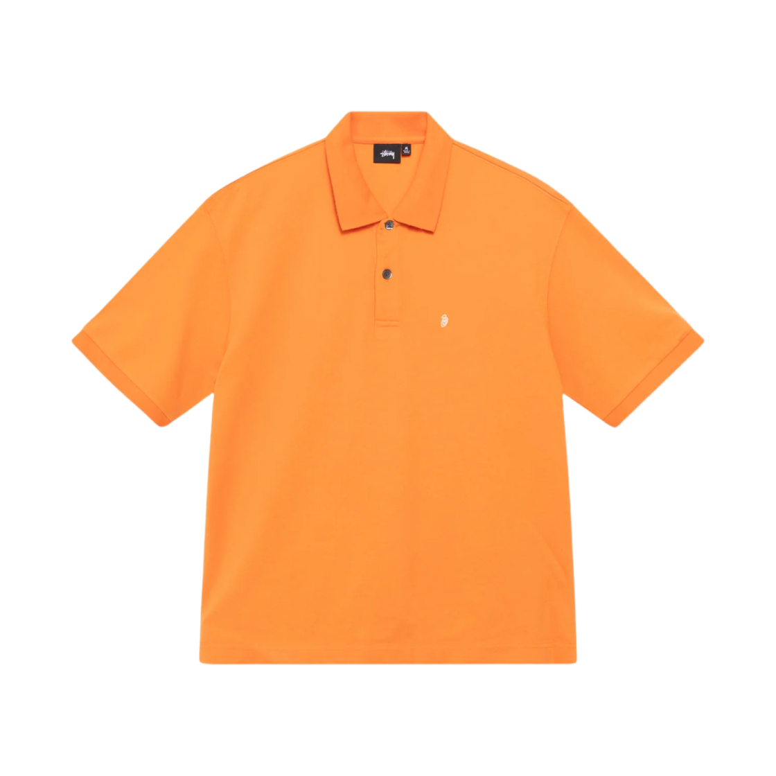 1140367 Stussy Classic Pique Polo Orange