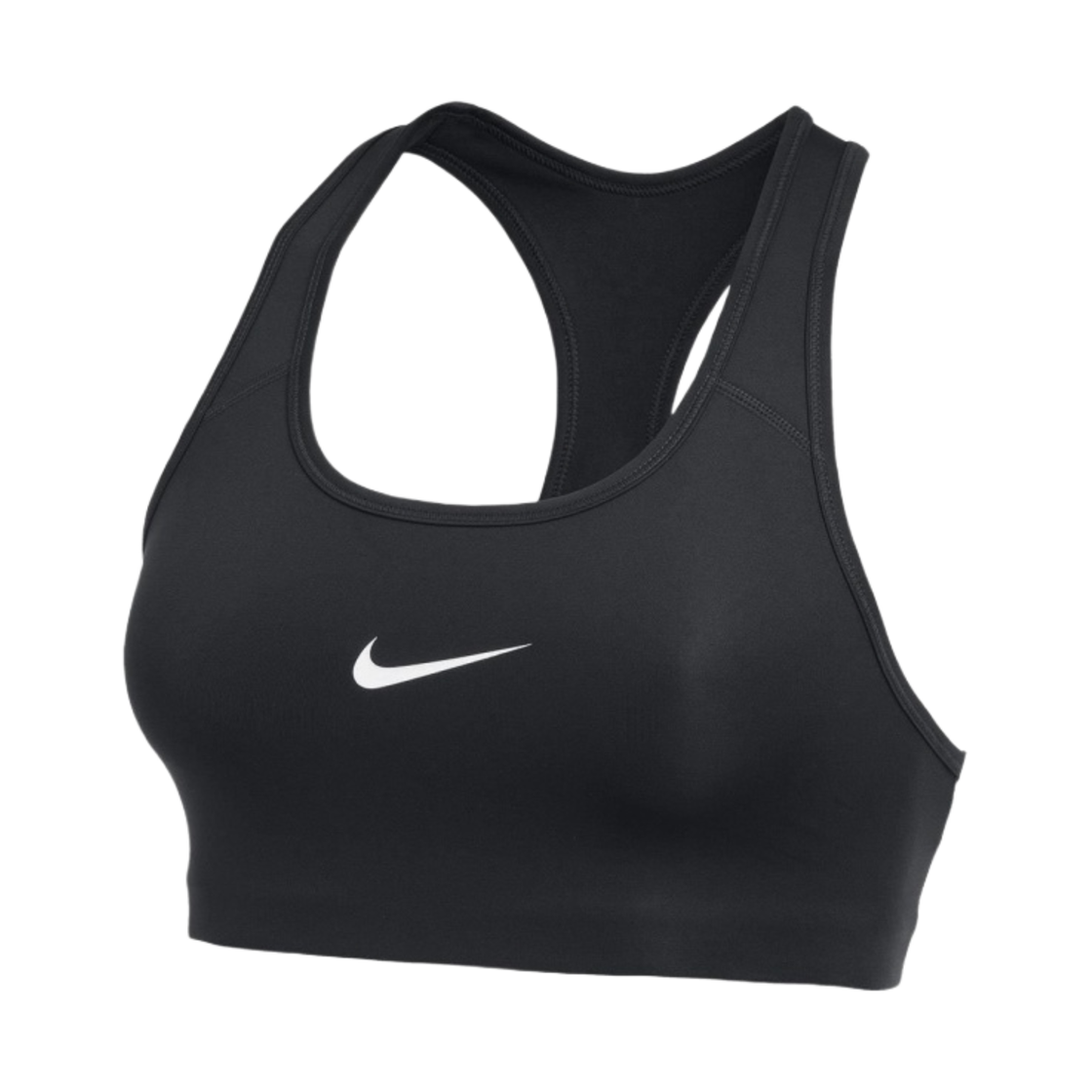 (W) 나이키 스우시 2.0 스포츠 브라 블랙((W) Nike Swoosh 2.0 Sports Bra Black) - 1