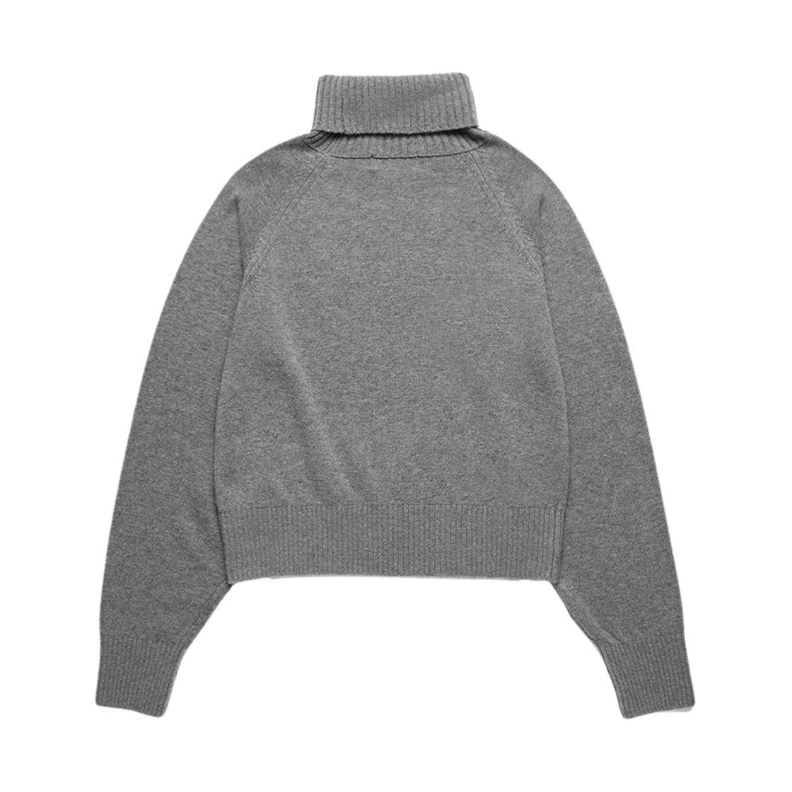 던스트 에센셜 울 터틀넥 스웨터 멜란지 그레이(Dunst Essential Wool Turtleneck Sweater Melange Grey) - 2