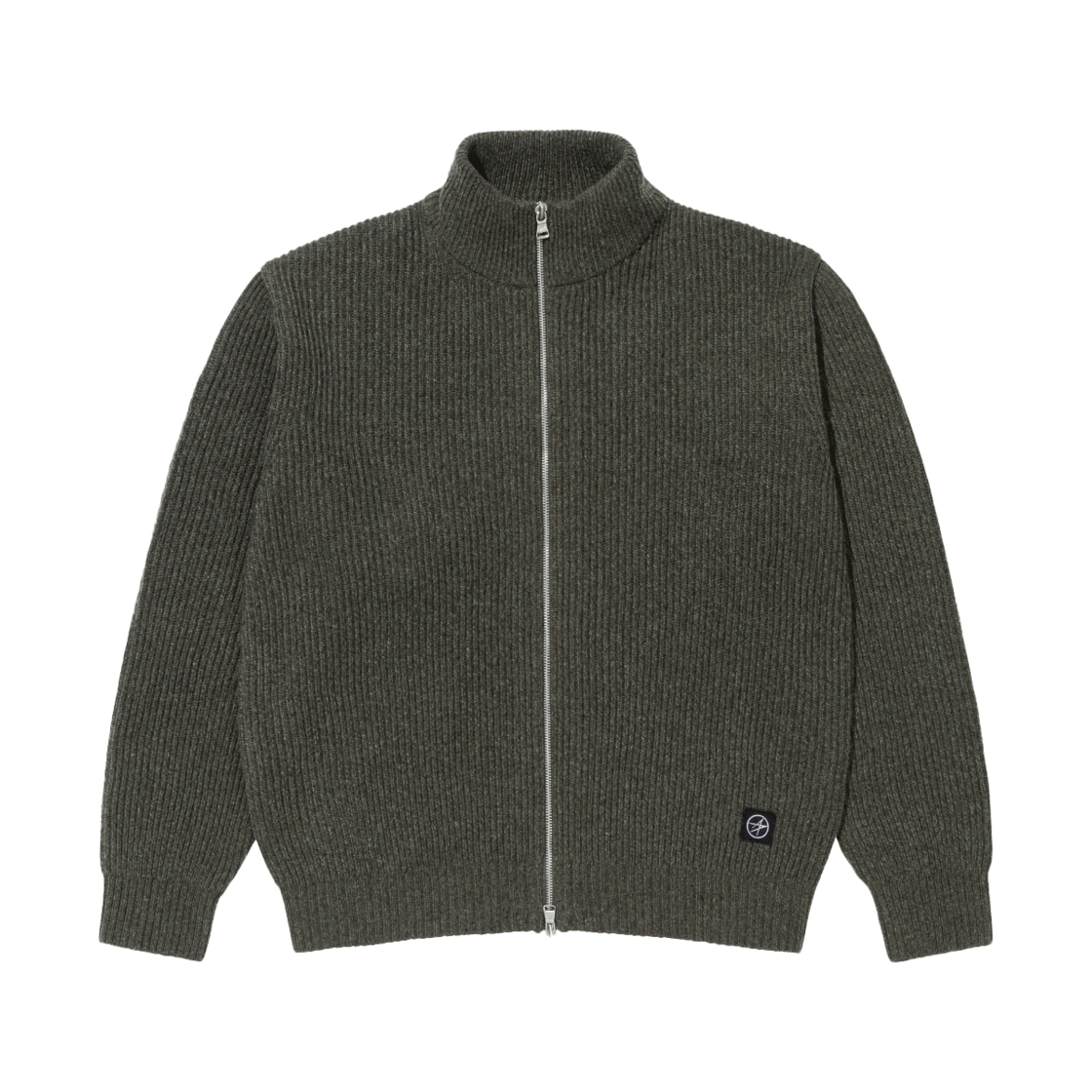 L25UKS011KHA LOCKHEED MARTIN LM Melange Full Zipup Sweater Khaki