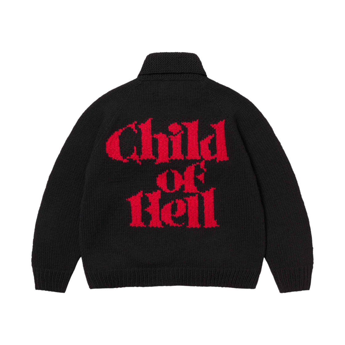 슈프림 차일드 오브 헬 코위찬 스웨터 블랙 - 24FW(Supreme Child of Hell Cowichan Sweater Black - 24FW)