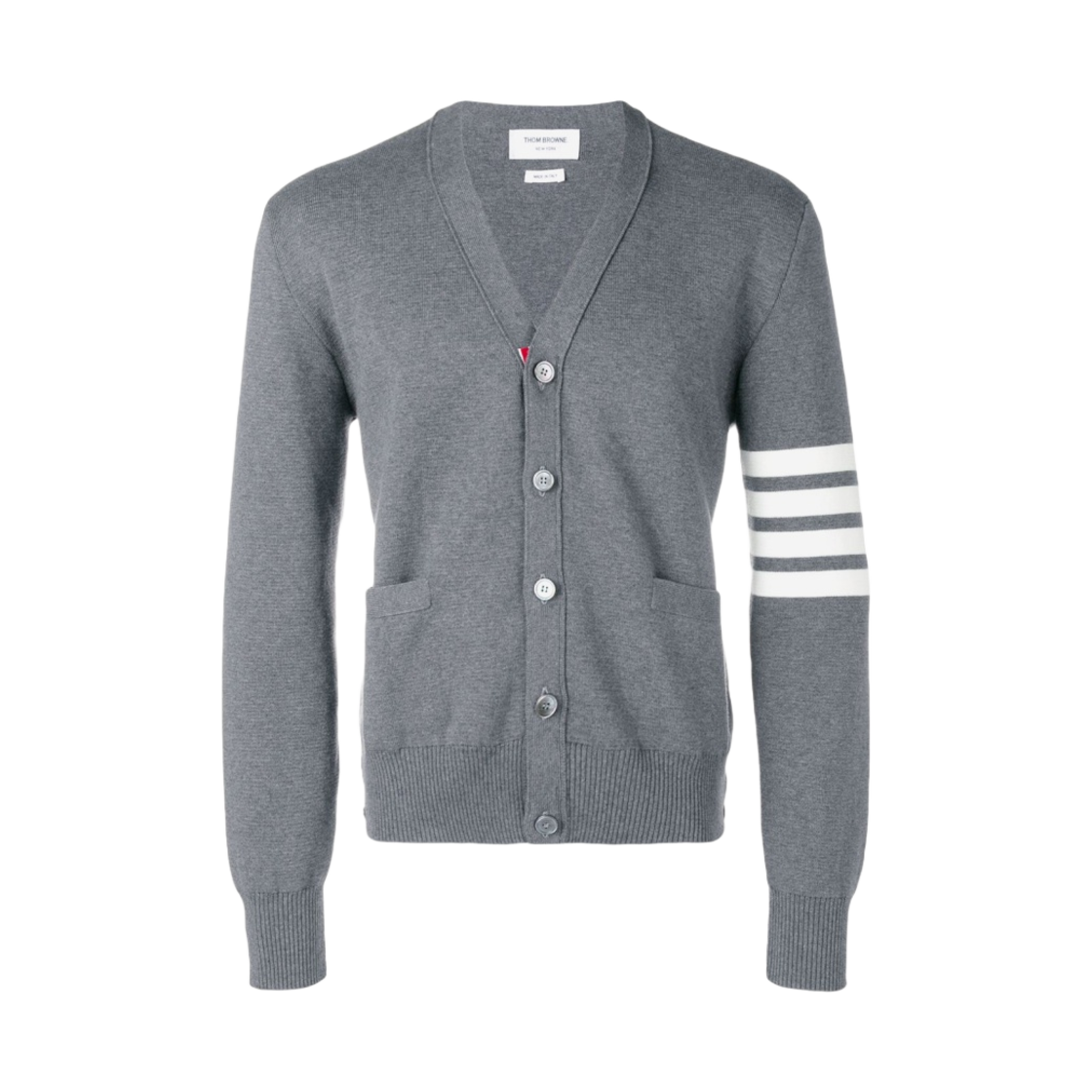 톰브라운 밀라노 스티치 사선 가디건 미디움 그레이(Thom Browne Milano Stitch 4-Bar Cardigan Medium Grey)