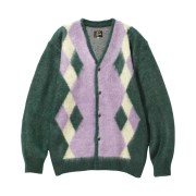 Needles Mohair Cardigan Diamond Green