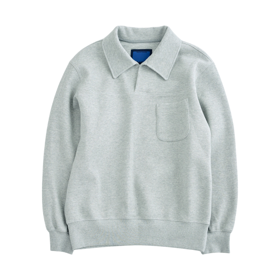 헨리 코튼 x 도큐먼트 플라이 피싱 클럽 오픈 칼라 롱슬리브 저지 그레이(Henry Cotton's x Document Fly Fishing Club Open-Collared Long Sleeve Jersey Grey)