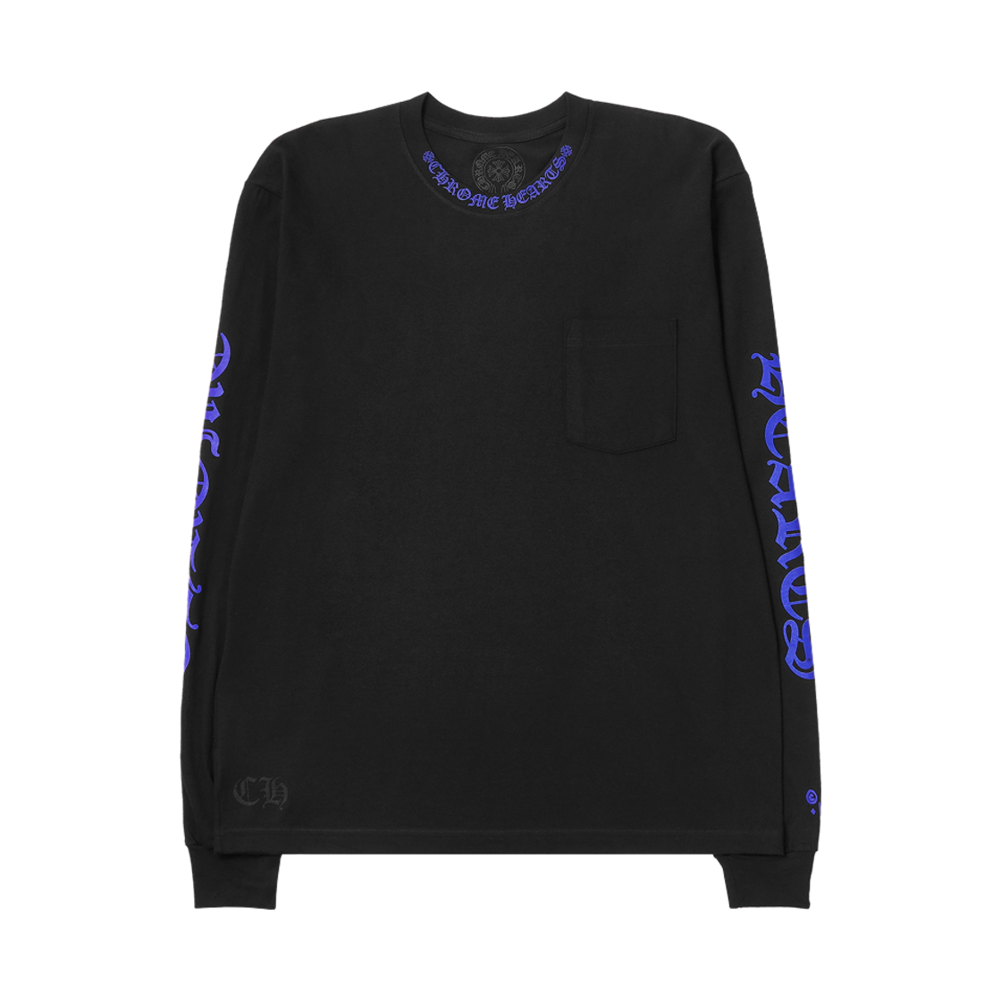 크롬하츠 GRP 포켓 루닉 롱슬리브 티셔츠 블랙 | Chrome Hearts | KREAM