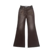 WET TAG Slanted Pocket Maxi Boots Cut Denim pants