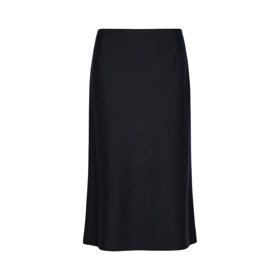 (W) 메종 마르지엘라 울 트윌 에이 라인 스커트 네이비((W) Maison Margiela Wool Twill A-Line Skirt Navy) - 1