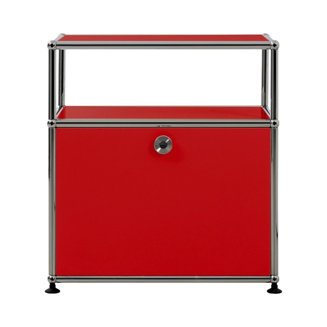 _USM037 USM Haller Bedside Table Ruby Red
