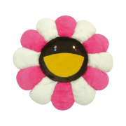 Kaikai Kiki Flower Cushion 30cm Pink Black