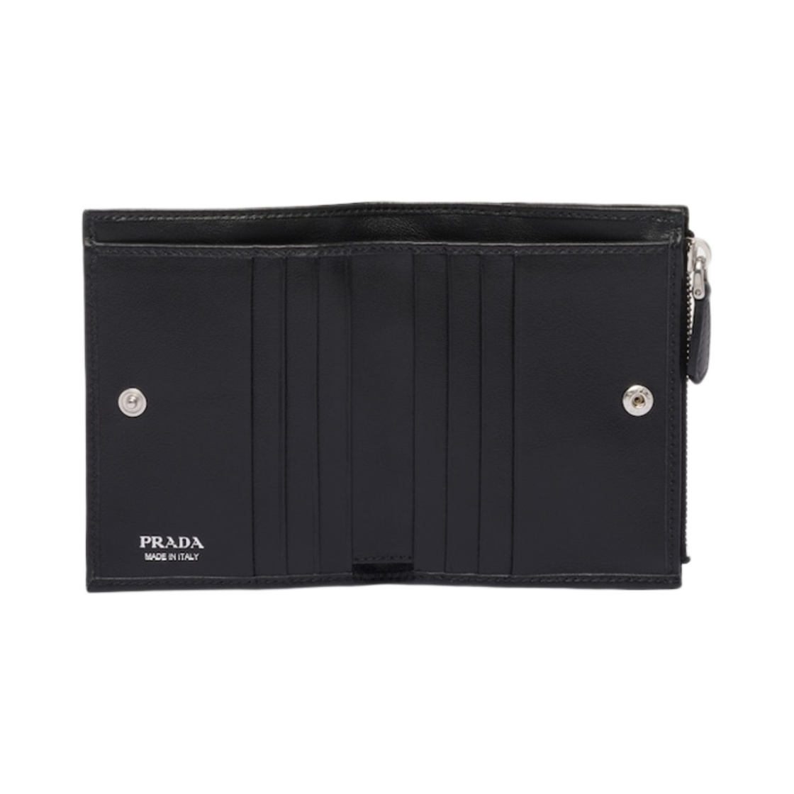 프라다 스몰 레더 월렛 블랙(Prada Small Leather Wallet Black) - 3