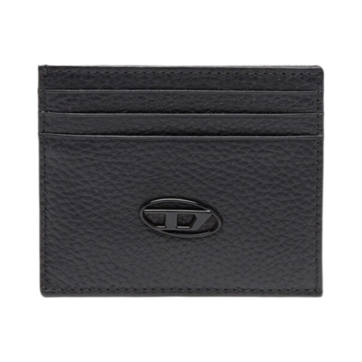 X09018P0685-T8013 Diesel Johnny Card Case Black Black