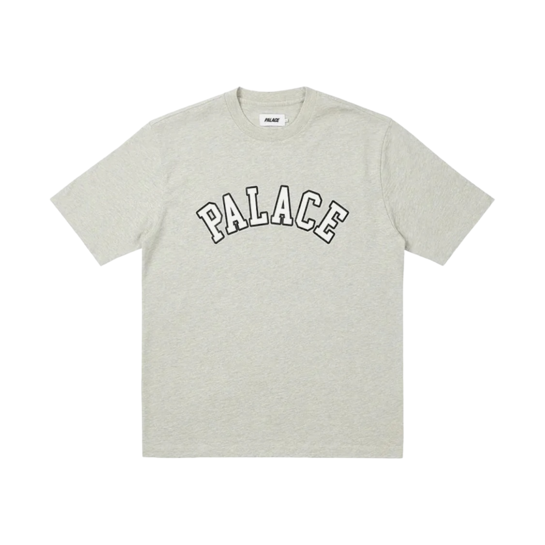 팔라스 아치 슬럽 티셔츠 그레이 말 - 23SS(Palace Arch Slub T-Shirt Grey Marl - 23SS) - 1