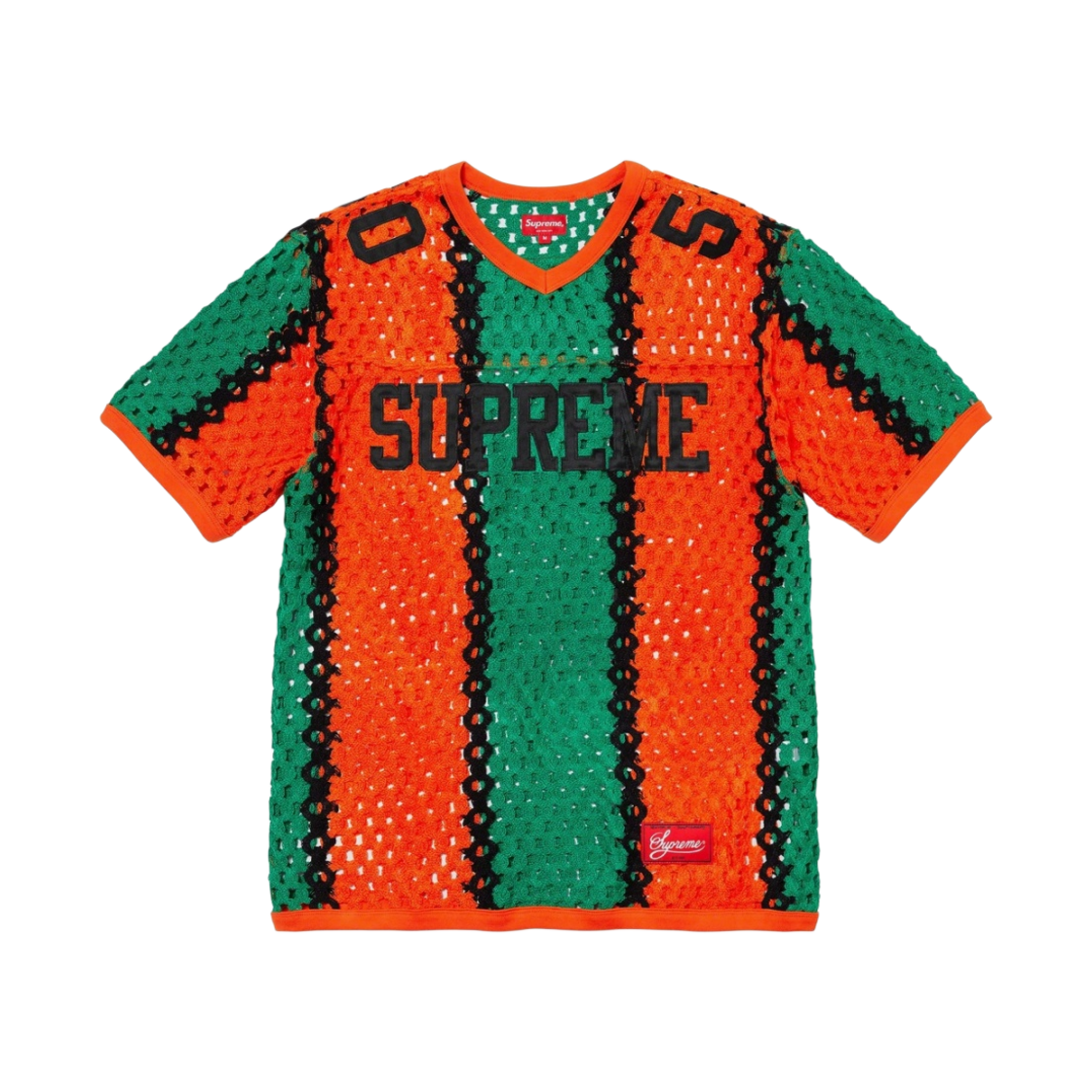 슈프림 크로쉐 풋볼 저지 오렌지 - 23SS