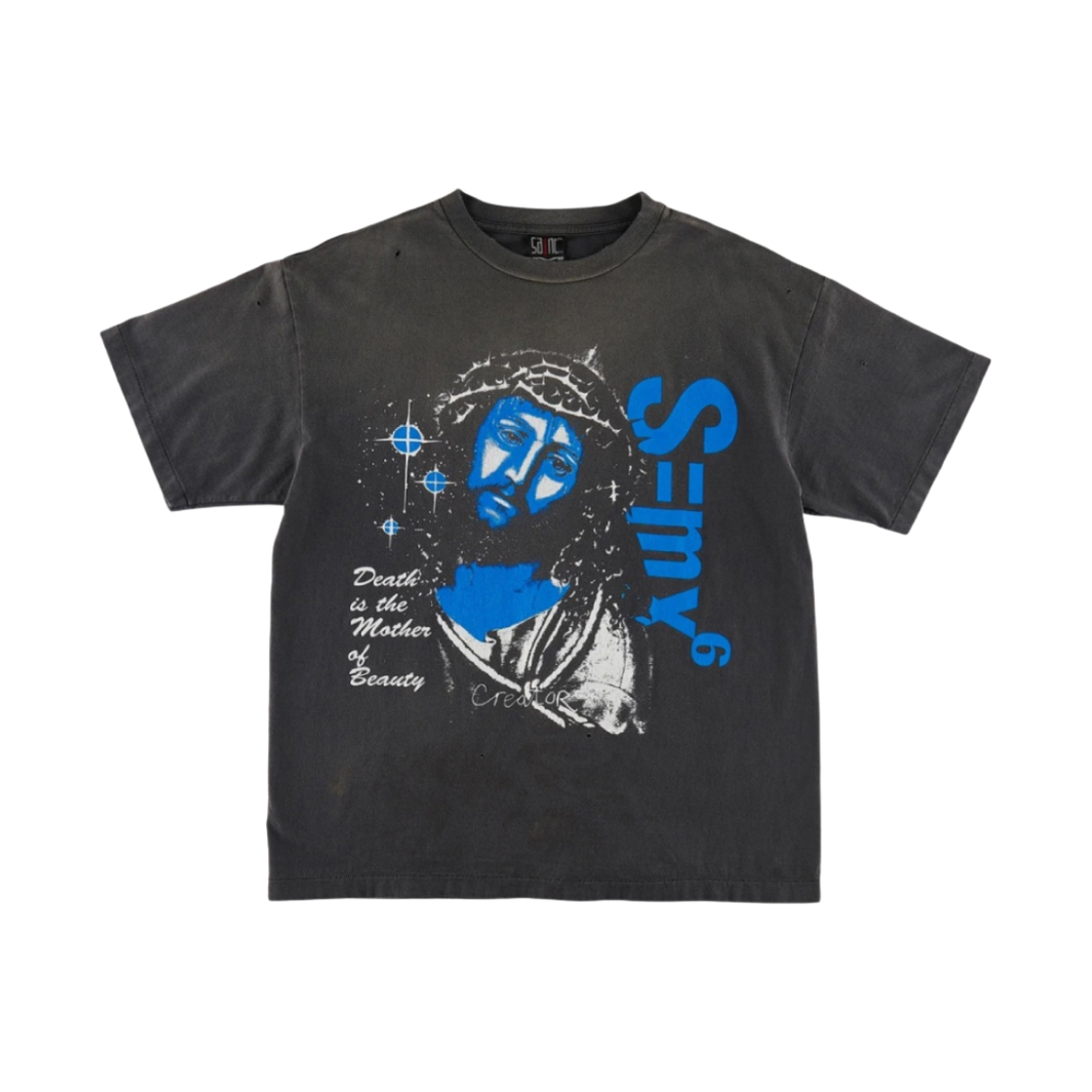 세인트 마이클 데스 이즈 Mthr 숏슬리브 티셔츠 블랙 - 23SS(Saint Mxxxxxx Death Is Mthr S/S T-Shirt Black - 23SS) - 1