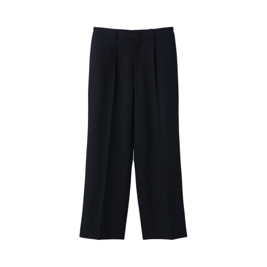 RM25SWPT015BK Recto Banding Waist Wool Blend Pants Black