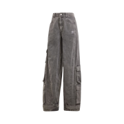 (W) Adidas Adilenium Season 2 Cargo Pants Gender Neutral Black - KR Sizing