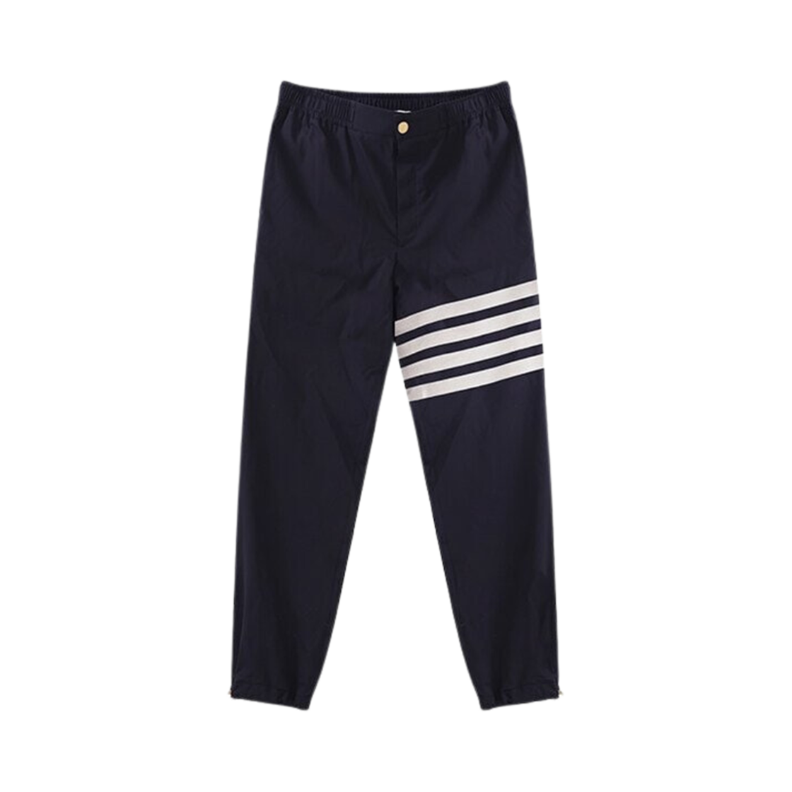 MTT030A-06146-415 Thom Browne Plain Weave 4-Bar Elastic Waist Track Trouser Navy