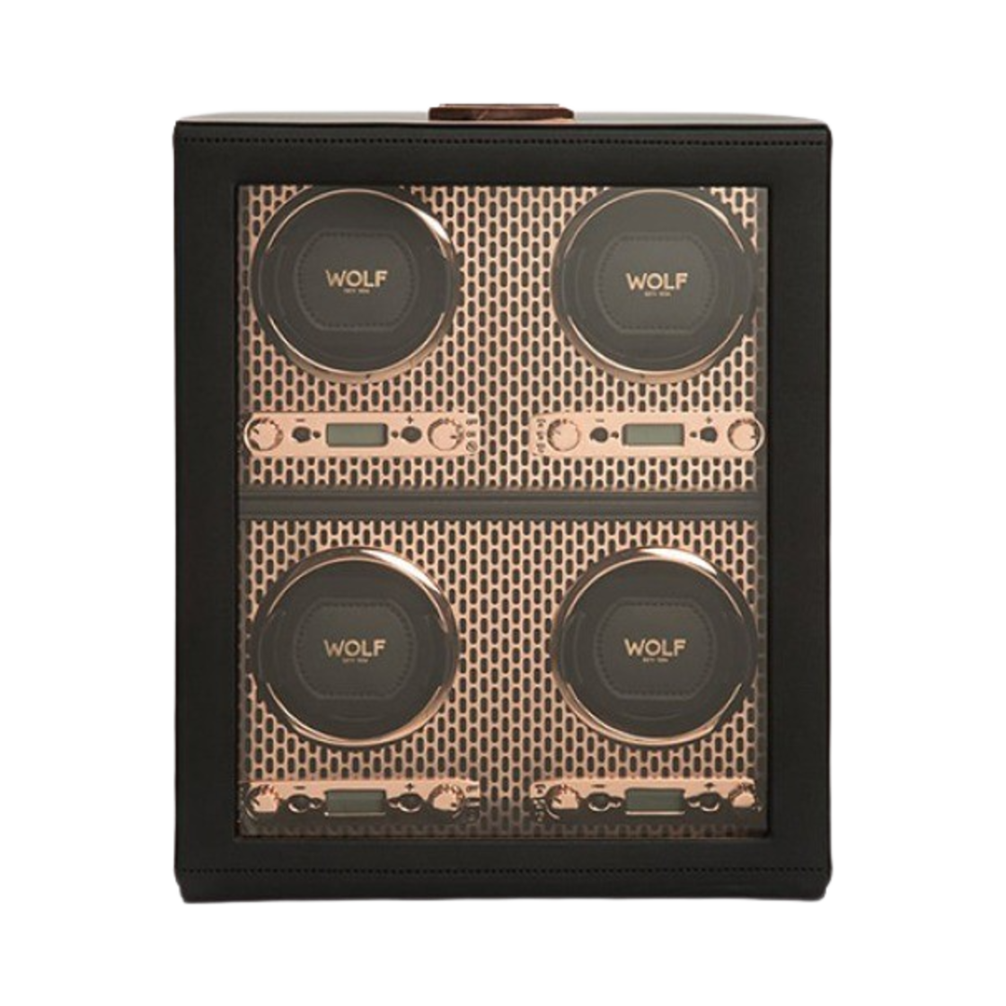 469516 Wolf 1834 Axis 4 Piece Watch Winder Copper