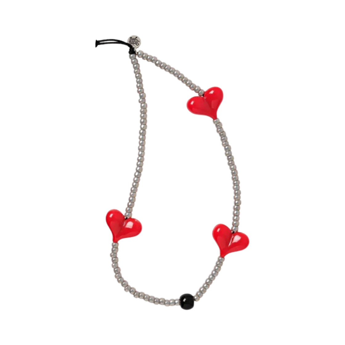 스트링 팅 도브 비주 비주 리스틀릿 폰 스트랩(String Ting Dove Bisou Bisou Wristlet Phone Strap)