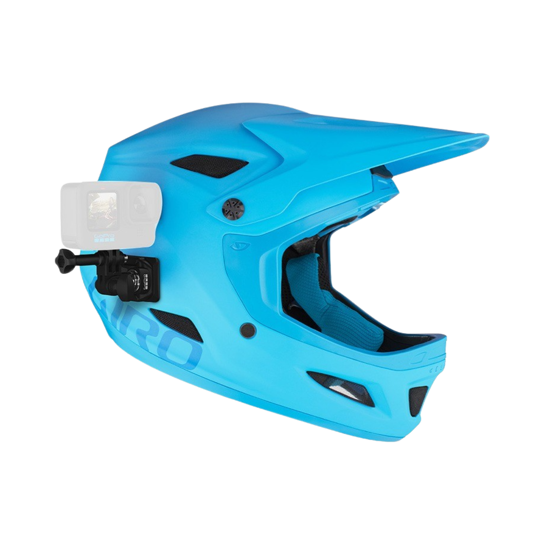 고프로 히어로 헬멧 프론트 사이드 마운트 블랙(GoPro Hero Helmet Front Side Mount Black)