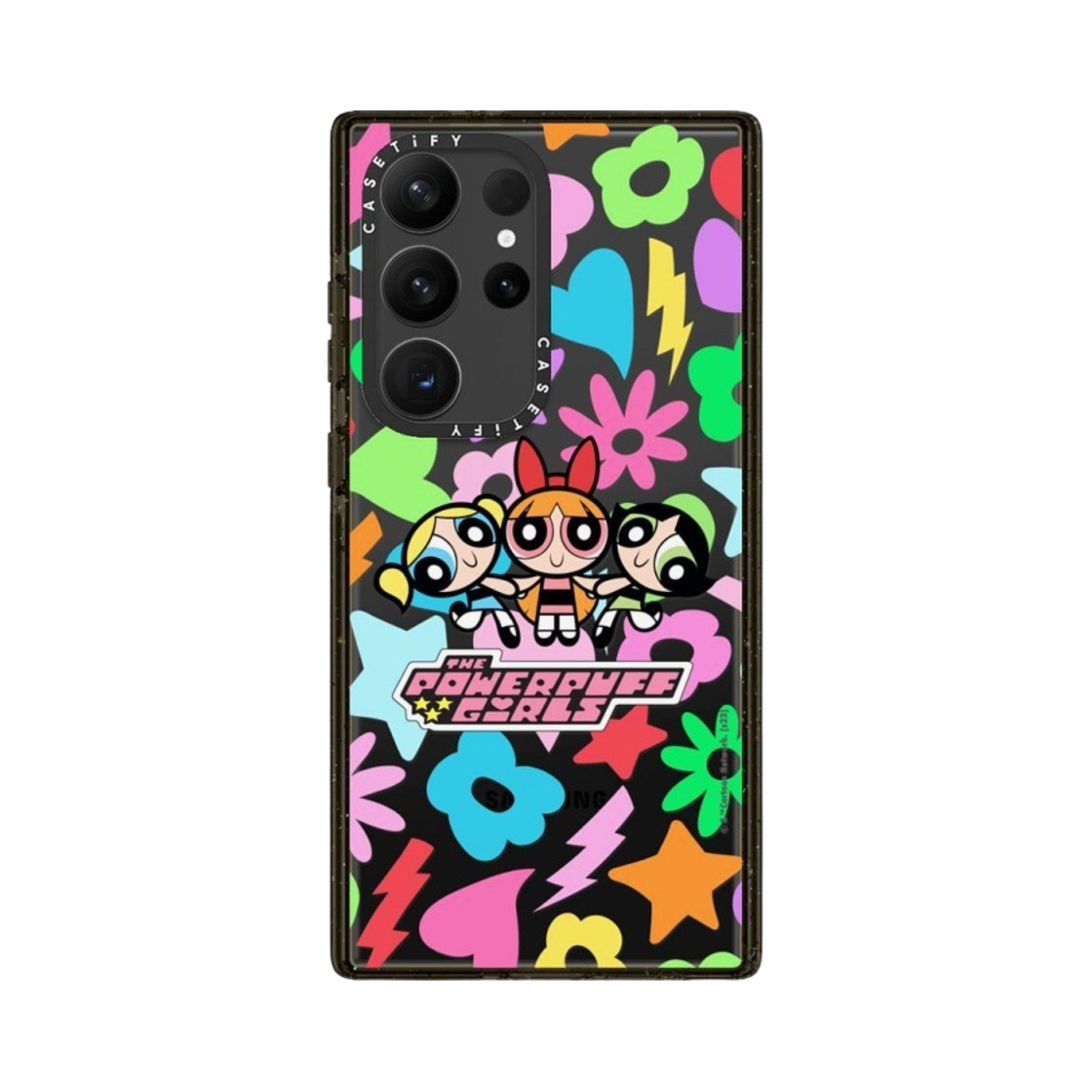 케이스티파이 x 파워퍼프걸 갤럭시 아이콘 임팩트 케이스 클리어 블랙(Casetify x The Powerpuff Girls Galaxy Icons Impact Case Clear Black) - 2
